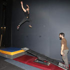Un momento del ensayo de Liri(cir)co en el Teatro Bergidum.