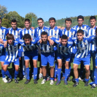 Formación del equipo de la Ponferradina que milita en la Liga Nacional Juvenil.