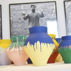 'Colored Vases', de Ai Weiwei, en el Pérez Art Museum de Miami.