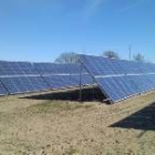 Fotografía de las placas solares instaladas en Bariones de la Vega