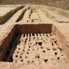 Imagen de las excavaciones en el yacimiento.