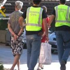 Imagen de una de las detenciones realizadas por la Policía