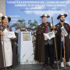 Correos participó en la iniciativa promocional en León con la Asociacion de Amigos del Camino. RAMIRO