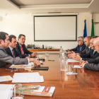 Reunión celebrada en la Cámara Municipal de Bragança. DL