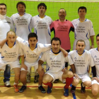 Formación del equipo Pompas Fúnebres/Casa Senén que disputa la Liga de Antibióticos.