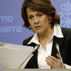 La presidenta del Gobierno de Navarra, Yolanda Barcina, en una foto de archivo.