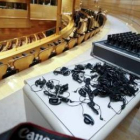 Imagen de los auriculares empleados para las traducciones en el Senado.