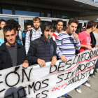 Casi 80 alumnos de Forestales volvieron a concentrarse en el campus para exigir el profesor.