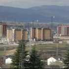 Imagen reciente de los edificios en construcción en el nuevo barrio de La Rosaleda