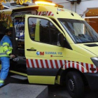 Una ambulancia del Summa 112 en Madrid.