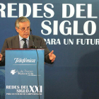 El alcalde, Emilio Gutiérrez, durante su intervención en la jornada.