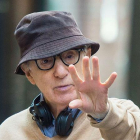 Woody Allen, en un rodaje en Nueva York, el 2017.