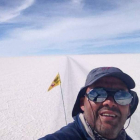 Martínez Corral en pleno desierto chileno de Atacama.