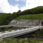 El túnel de Pajares a la altura de Sotiellos, en Asturias