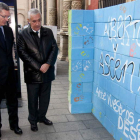 Gallardón en Sevilla en un homenaje a víctimas de ETA.