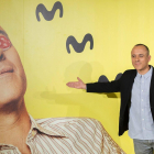 El actor Javier Gutiérrez en la presentación de la segunda temporada de la serie de Movistar+ Vergüenza.