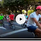 Miles de bicicletaas se echaron ayer a las calles de León.