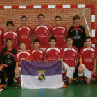 Formación del equipo del Coyanza, campeón de Copa de la 1.ª División Regional Cadete.