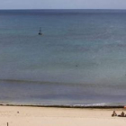 La playa de la Biboca, donde se concentran las operaciones de búsqueda del avión.
