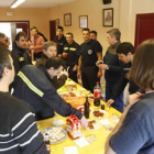 Bomberos de León, en la celebración de la festividad de San Juan de Dios.