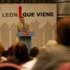 Francisco Fernández, durante la presentación de la semana pasada