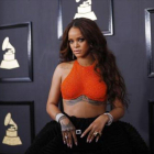 La cantante Rihanna posa en un acto de Armani Privé.