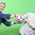 Manbolo Lama y Jesús Gallego, en una imagen promocional del nuevo programa 'El Golazo de Gol', del canal deportivo Gol.