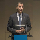 Felipe VI ayer en Barcelona. QUIQUE GARCÍA