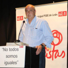 José Giménez, durante su intervención.
