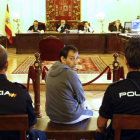 Juan Hernández, el autor del crimen, durante la vista oral en la Audiencia Provincial.