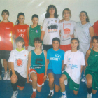 Formación del Baloncesto León femenino.