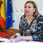 La consejera de Familia, Isabel Blanco, anunció medidas de conciliación. DL