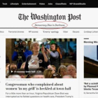 "La democracia muere en la oscuridad", el nuevo eslogan del 'Washington Post' en su versión en línea.