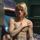 Justin Bieber, sin camiseta, el pasado agosto en Manhattan.