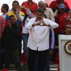 El presidente de Venezuela, Nicolás Maduro, participa en un acto de gobierno en Caracas.