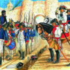 Imagen de la rendición francesa que se reproducirá en el sello.