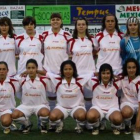 El equipo de fútbol femenino Ponferrada 100.