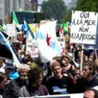 Bruselas acogió el sábado una nueva manifestación para pedir medidas contra los desastres ecológicos