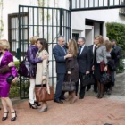 Griñán recibe a los miembros del Consejo de Ministros en los Reales Alcázares de Sevilla.