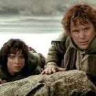 Dos de los hobbit protagonistas de la popular película de Peter Jackson