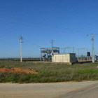 Imagen de la zona, junto a la estación eléctrica, donde se instalarán las placas solares. MEDINA