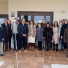 Imagen del acto de inauguración de la residencia de Laguna de Negrillos. AYUNTAMIENTO LAGUNA