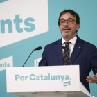 El vicepresidente y portavoz de JxCat, Josep Rius, compareció ayer. QUIQUE GARCÍA