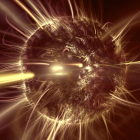 Representación artística de una estrella de neutrones. NANDA REA