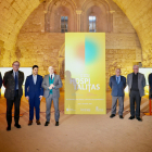 Autoridades participantes en la presentación del cartel de Las Edades del Hombre. R. VALTERO