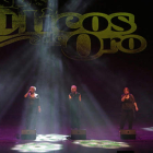 Actuación de Los Chicos de Oro, en la gala de anoche en el Auditorio de León. FERNANDO OTERO