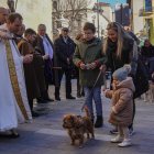La bendición de los animales por San Antón del año pasado. MIGUEL F. B.