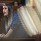 La diputada por Junts Miriam Nogueras en el Congreso. FERNANDO VILLAR