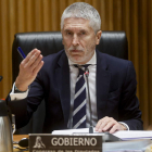 El ministro del Interior durante su comparecencia en el Congreso ayer. FERNANDO ALVARADO