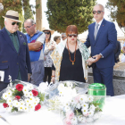 La familia del poeta leonés Leopoldo María Panero, entierra sus cenizas en Astorga. DL